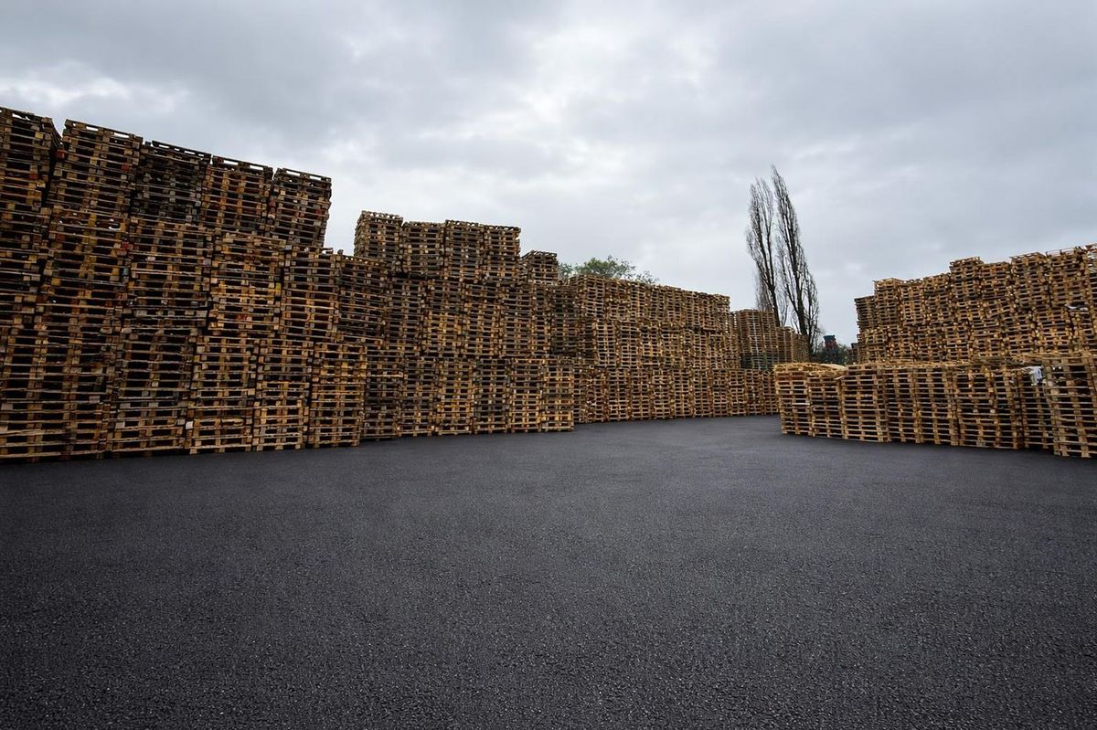 Stockage massif de palettes bois DirectPAL